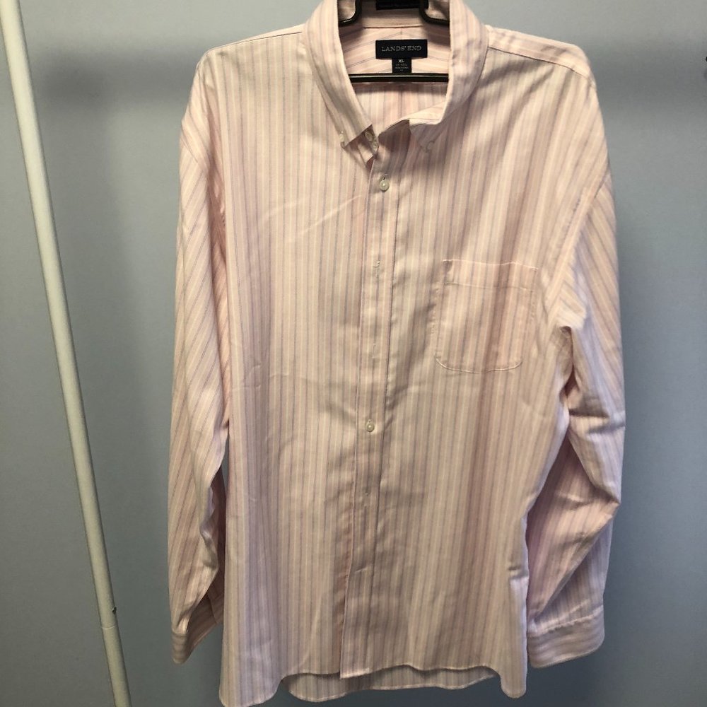 long sleeve lands end shirt in xl